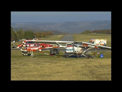 Drei Tote bei Flugzeugunglück in Hessen