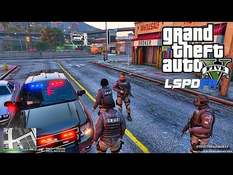 GRAND THEFT AUTO 5 LSPDFR EP #54 -  TEST SWAT PATROL (GTA 5 PC POLICE MODS)