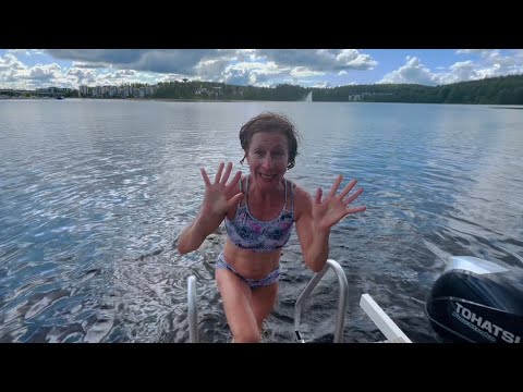 Unbelievable Sauna Raft Adventure in Bikini with Strangers - Miss Moonshine in Jyväskylä, Finland