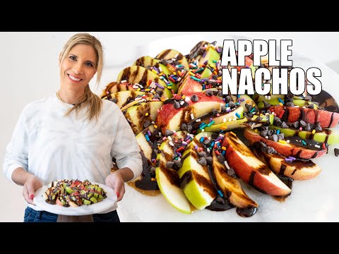 Nikki's Easy Apple Nachos Recipe | How to Make Apple Nachos Quick and Easy