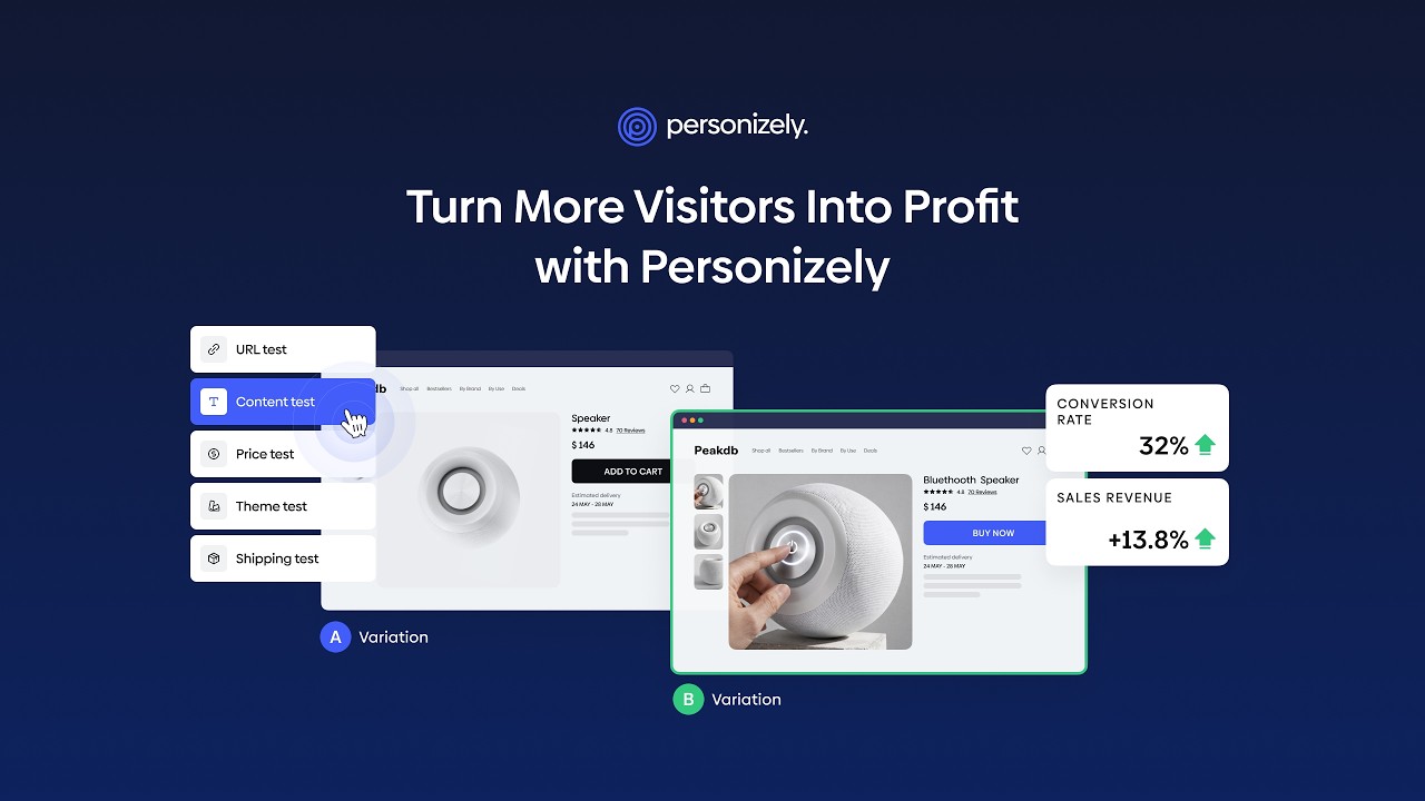 Personizely: A/B Testing & CRO Demo