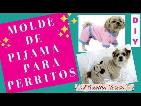 HOW TO MAKE A PATTERN FOR DOG PAJAMAS.