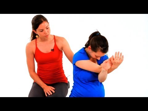 How to Do Prenatal Yoga Eagle Pose | Pregnancy Workout