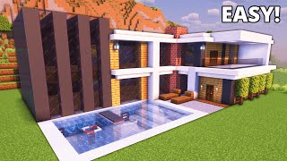 Minecraft BEST Modern House Tutorial🏠