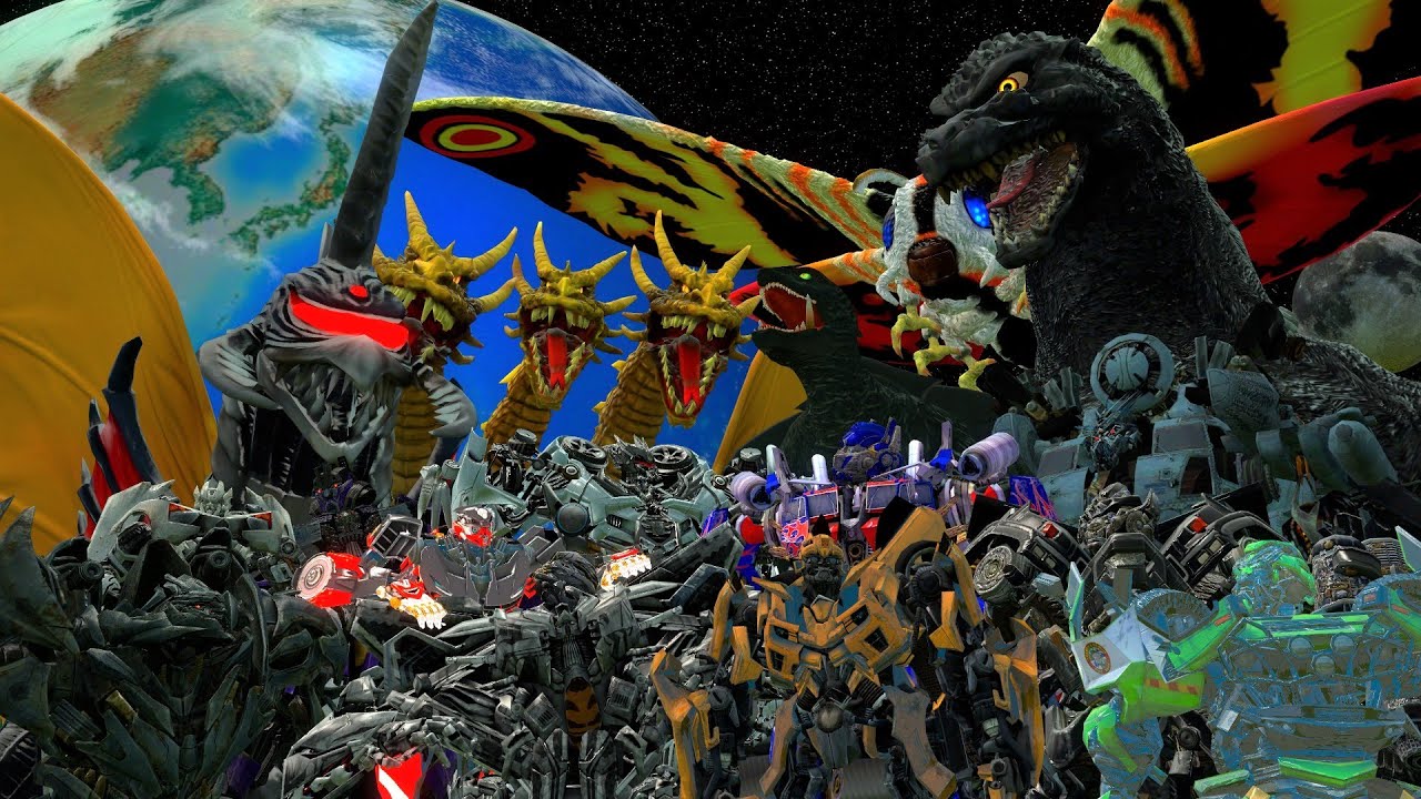 Godzilla and Transformers the Crossover Movie Teaser Trailer