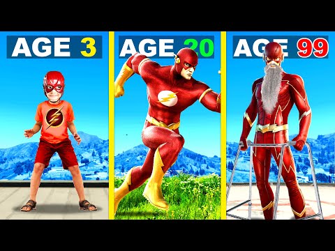 Surviving 99 YEARS As THE FLASH In GTA 5 ...