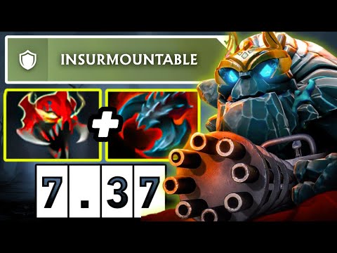 New Patch New Meta Mask of Madness Carry with Satanic Builds in 7.37 Patch 🔥 🔥 🔥 Tiny  Dota 2