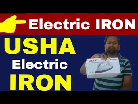 USHA Electric EI-1602 1000- Watt Dry Iron (White) Unboxing & Review