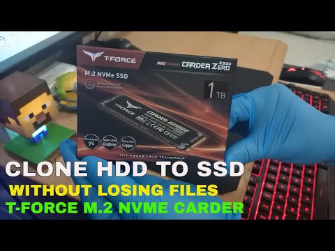 T-FORCE M.2 NVME CARDER How to Clone a SSD or Hard Drive in Windows ( Without losing files )