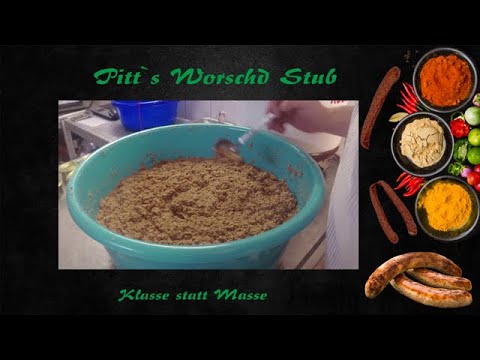 Liverwurst, homemade, liverwurst like in the old days.