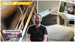 Comble perdu transformé sur charpente W bois - Procédé Intégra
