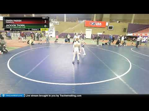 71 Lbs Cons. Round 2 - Jackson Thorn, Pinnacle Wrestling Club Vs Owen Parish, Minnesota F969