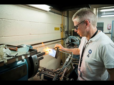 Glassblowing at the University of Bath
