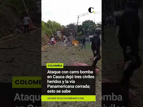 Una fuerte explosión sacudió el sur del departamento del Cauca