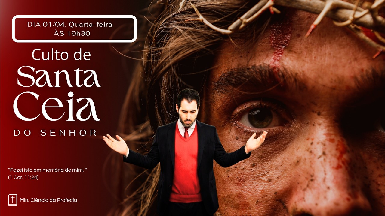 AO VIVO: CULTO (LIVE) DE SANTA CEIA DO SENHOR | DEUS MANDOU REALIZAR