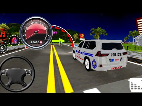 US POLİCE PRADO SUV CAR CİTY CHASE SİM GAMEPLAY | BEST SUV CAR GAMEPLAY | POLİCE CAR CHASE 25