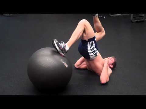 How To: Single-Leg Curl on Exercise Ball