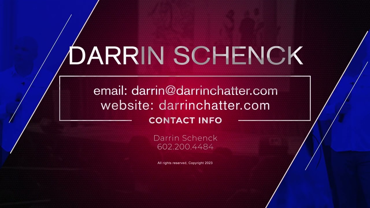 Promotional video thumbnail 1 for Darrin Schenck