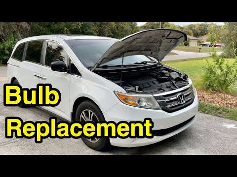 How to replace headlight bulbs on Honda Odyssey