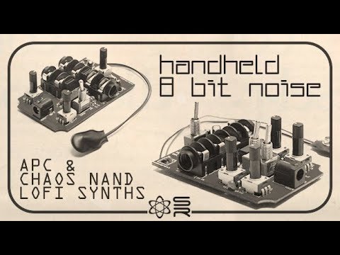 HANDHELD APC & Chaos Nand versions - Synthrotek DIY LoFi square wave synthesizers