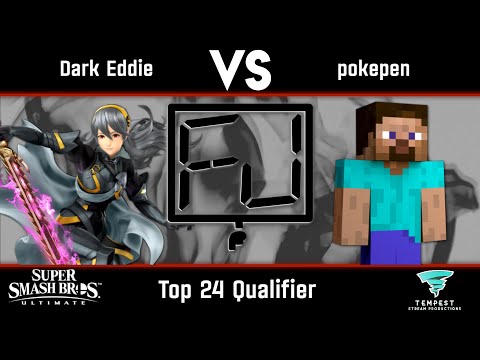 Dark Eddie (Corrin) vs pokepen (Steve) - Top 24 Qualifier - FINAL JUDGMENT