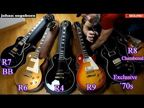 6 Gibson Les Paul Comparison - Shootout
