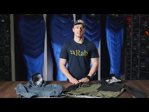 Kurtka męska Rab Cinder Kinetic Jacket - Light Khaki/Beluga film