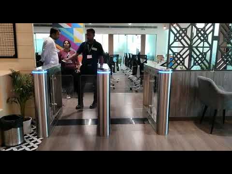 Swing Barrier Gates SBTL 8000 Indoor Speed Gate Series - Swing Barrier