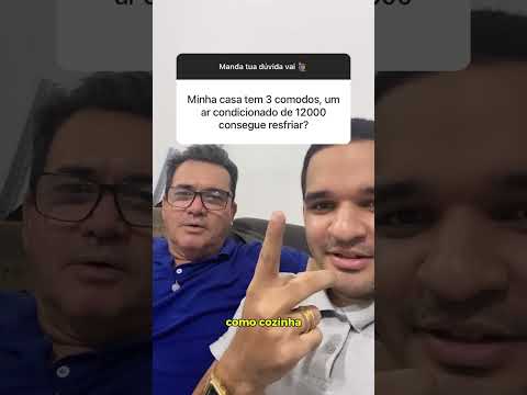 Vídeo: 12.000 BTUs para 2 cômodos: funciona? 3 cenários práticos