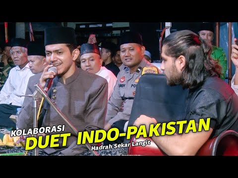HABIB ZAIDAN DUET KOLABORASI 2 NEGARA INDO PAKISTAN ft  HADRAH SEKAR LANGIT Live Sindon