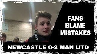 Newcastle fans blame the mistakes