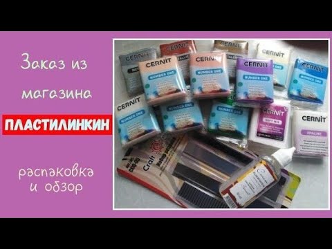 Распаковка Заказа с сайта ПЛАСТИЛИНКИН // Elena Pero