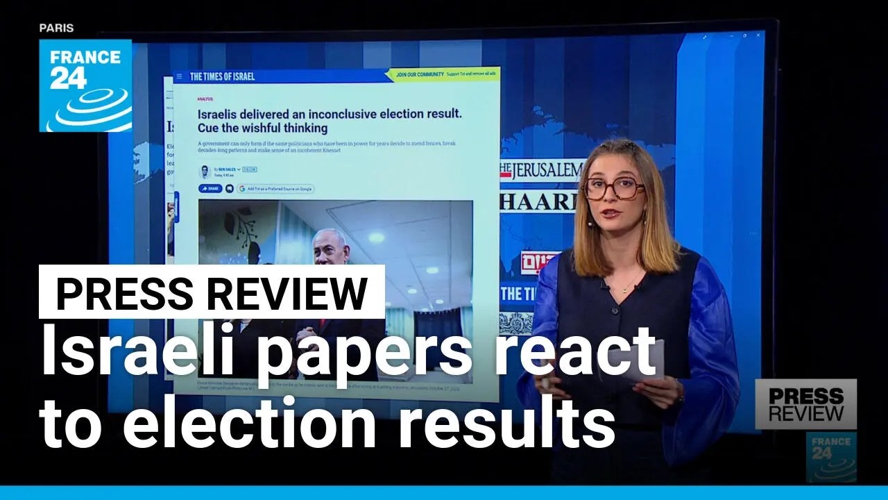 Video: Exit polls show Israeli election deadlock as Arab parties surge to record 18 seats