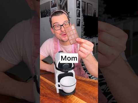 How to make CHOCOLATE coffee properly, by MOM😌❤️☕️ | CHEFKOUDY