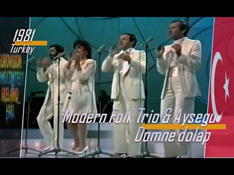 eurovision 1981 Turkey 🇹🇷 Modern Folk Trio & Ayşegül Aldinç - Dönme Dolap ᴴᴰ