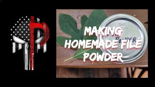 Making Homemade Filé Powder