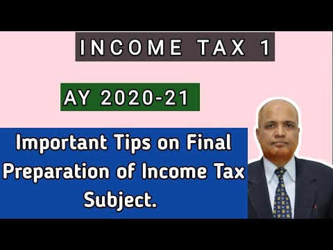 Income Tax 1 I Income Tax Act 1961 I AY 2020 21 I Introduction II Part 1 I Khans Commerce Tutorial