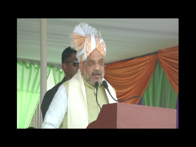 WATCH : Amit Shah addresses public meeting in Thoubal, Manipur