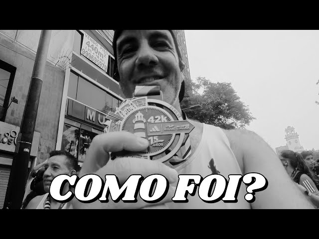 COMO FOI a MARATONA de LIMA