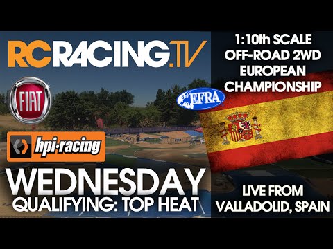 EFRA 1/10th 2WD Off Road Euros 2016 - Wednesday - Qualifying Top Heat