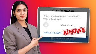 How To Remove Google Smart Lock From Instagram | Instagram Se Google Smart Lock Remove Kaise Kare