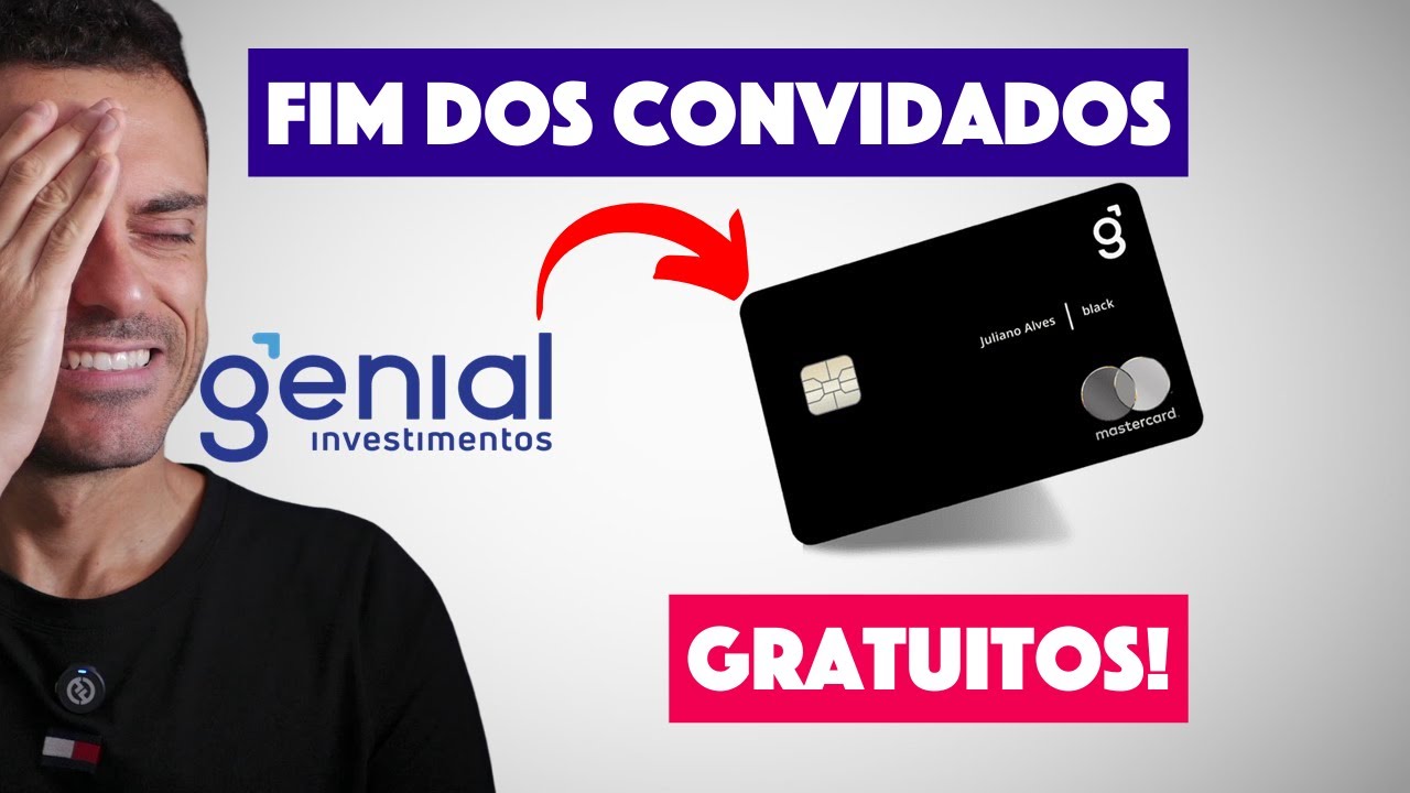 Fim dos convidados gratuitos do cartão Genial MasterCard Black