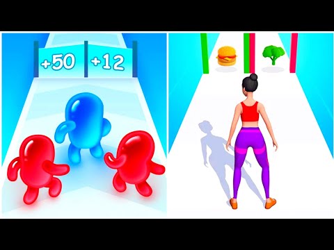 "Join Blob Clash 3D vs Twerk Race 3D Gameplay 🔥 Android & iOS |Max Level Challenge!"