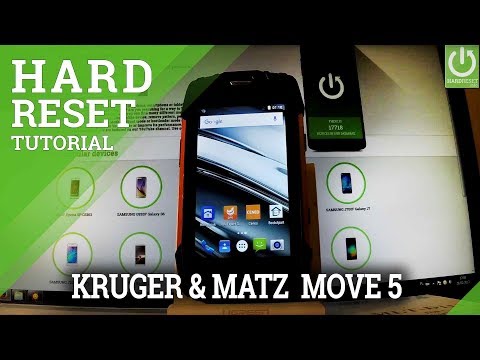 How to Hard Reset KRUGER & MATZ Move 5 - Restore Factory Settings