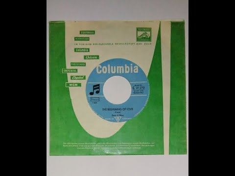 DEAN & MARC  "The Beginning Of Love"  Deutsche COLUMBIA 1959