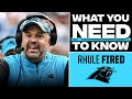 EVERYTHING you need to know about Panthers firing Matt Rhule + Top Landing spots | CBS Sports HQ