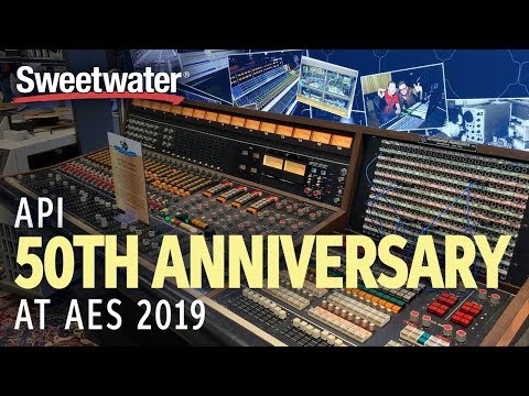 Sweetwater at AES 2019 — API 50th Anniversary Editions