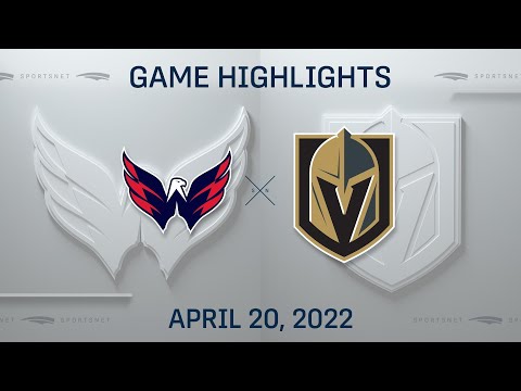 NHL Highlights | Golden Knights vs. Capitals - Apr. 20, 2022