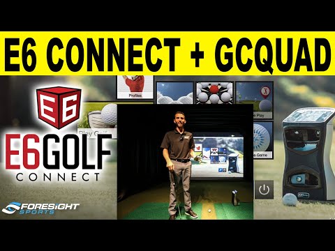 E6 Connect Golf Simulator Review w/ Foresight Sports GCQuad - FIRST LOOK!