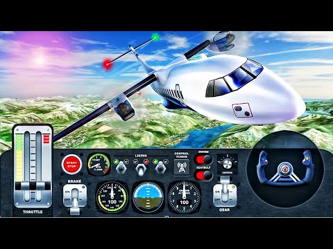 Airplane Flight Pilot Simulator 3D - SUV 4x4 Car Offroad and City Driving - Android GamePlay